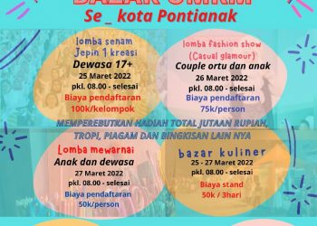 UMKM Keluarga Khatulistiwa Gelar Bazar dan Lomba