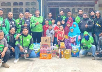 Gojek Gandeng Komunitas Mitra Driver Gelar Bakti Sosial
