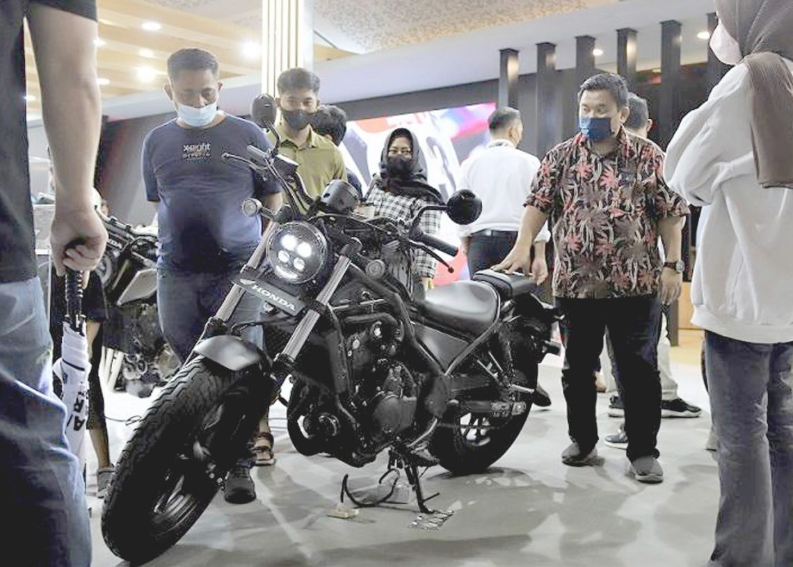 Motor Honda sukses mencuri perhatian pengunjung Indonesia International Motors Show 2022. (ist)