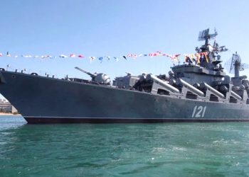 Kapal Perang Moskva Tenggelam, Warga Rusia Berduka