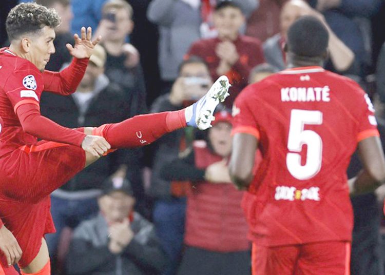 Liverpool ditahan imbang Benfica 3-3, namun lolos ke semifinal berkat kemenangan agregat 6-4. (net)