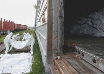 Ukraina Simpan Mayat Tentara Rusia di Gerbong Berpendingin