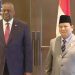 Prabowo dan Menhan Amerika Serikat Bahas Hubungan Pertahanan Bilateral