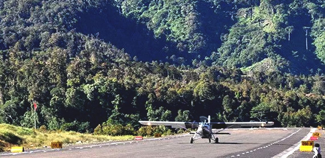 Pesawat Persintis jenis Pilatus Porter milik Maskapai Susi Air.(ant)