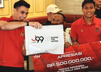 Bonus Rp 2 Miliar untuk Timnas Indonesia karena Lolos Piala Asia 2023
