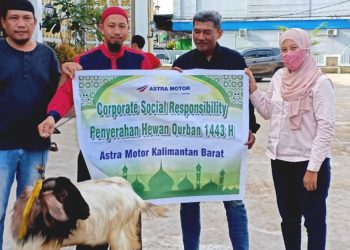 Astra Motor Membagikan Hewan Kurban Idul Adha 1443 H