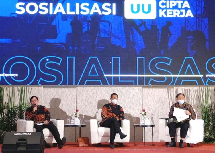 Kegiatan Sosialisasi UU Ciptaker.(ist)