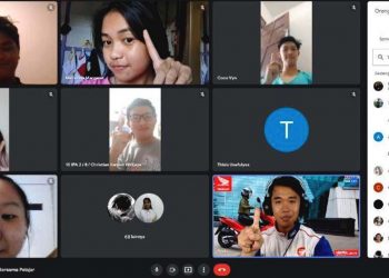 SMA Gembala Baik Belajar #Cari_aman dalam Berkendara