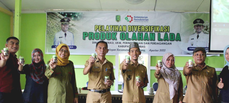 Diskumindag Kabupaten Sambas, Kalimantan Barat mendorong masyarakat untuk diversifikasi lada.(dok)