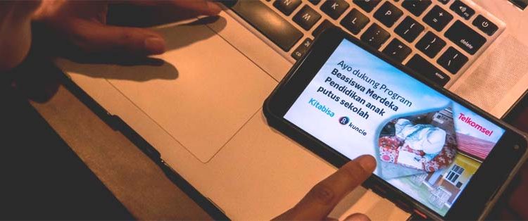 Telkomsel hadirkan program Merdeka Pendidikan untuk membantu pelajar yang membutuhkan.(ist)