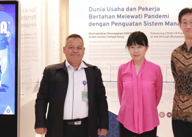 Muhammad Idham, Kemnaker, Michiko Miyamoto, Direktur ILO dan Masami Tamura, Kedutaan Besar Jepang. (ist)