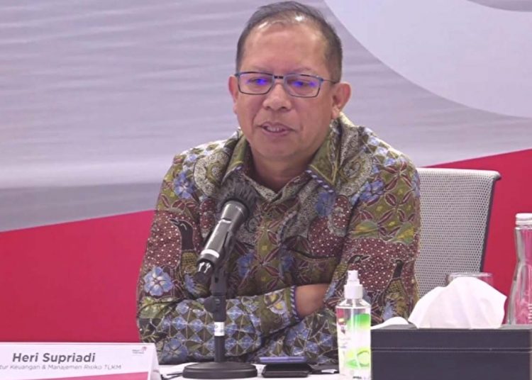 Direktur Keuangan dan Manajemen Risiko PT Telkom Indonesia (Persero) Tbk (Telkom), Heri Supriadi.(ist)