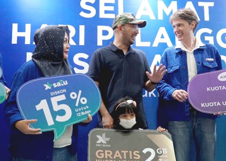 XL Axiata memberikan kado spesial di Hari Pelanggan Nasional 2022. (ist)