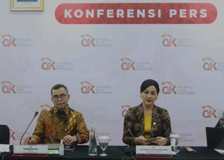 Konferensi pers Bulan Inklusi Keuangan (BIK) 2022, Jumat.(ist)