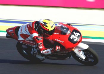 Bawa Semangat Positif, Arbi Incar Poin di JuniorGP Aragon 