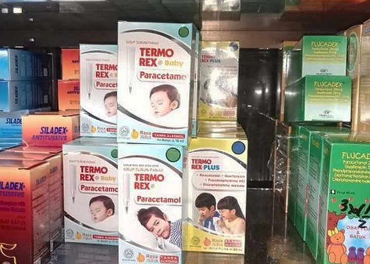 Obat-obat sirup yang diminta untuk sementara tidak dikonsumsi lagi.(ist)