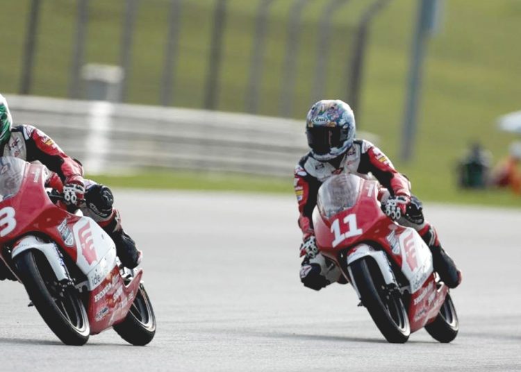 Performa impresif, pebalap muda binaan Astra Honda Motor pada ajang balap Idemitsu Asia Talet Cup (IATC).(ist)