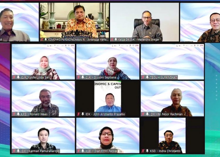 Pembukaan CMSE 2022 yang digelar secara virtual, Kamis.(ist)