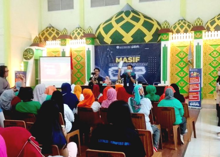 Kampanye CBP (Cinta Bangga Paham) Rupiah di Pontianak Tenggara, Kalimantan Barat.(matra)