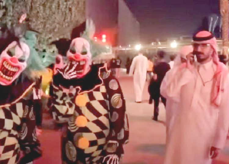 Perayaan pesta Hallowen di Arab Saudi.(youtube)