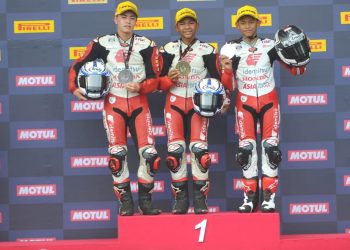 Pebalap AHM Sukses Raih Podium Tertinggi IATC Mandalika