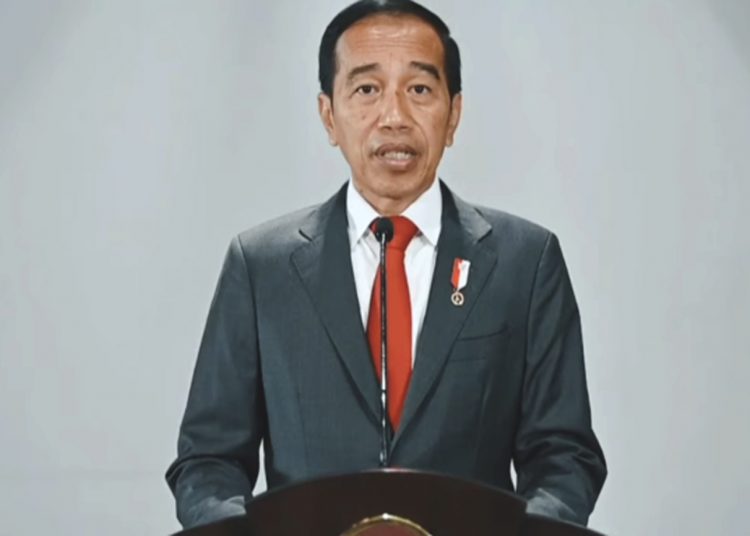 Presiden Jokowi saat peluncuran Dana Pandemi (Pandemic Fund.(kemenkeu)