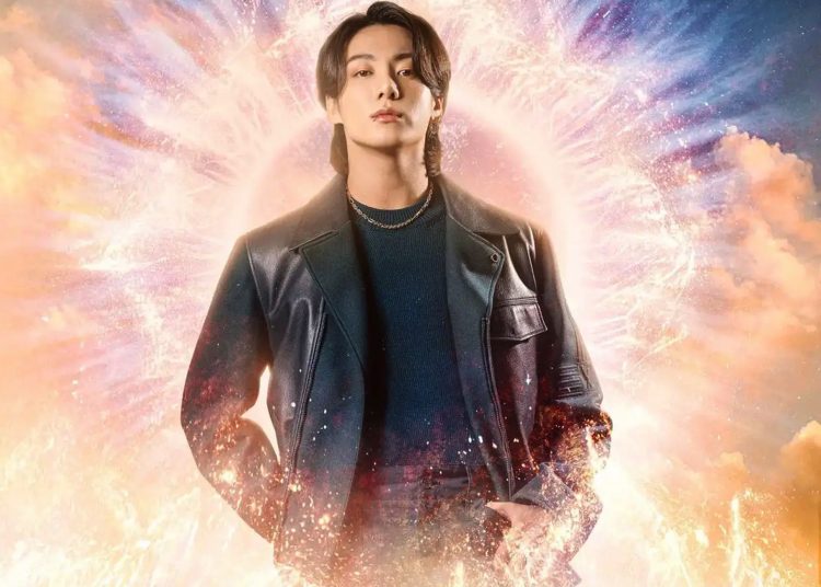 Poster Jungkook untuk penampilannya di Piala Dunia Qatar.(instagrambts)