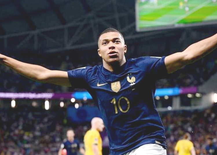 Kylian Mbappe Menjadi bintang kemenangan Perancis dan lolos menjadi tim pertama dalam klasemen Piala Dunia 2022 fase gugur. (instagram)