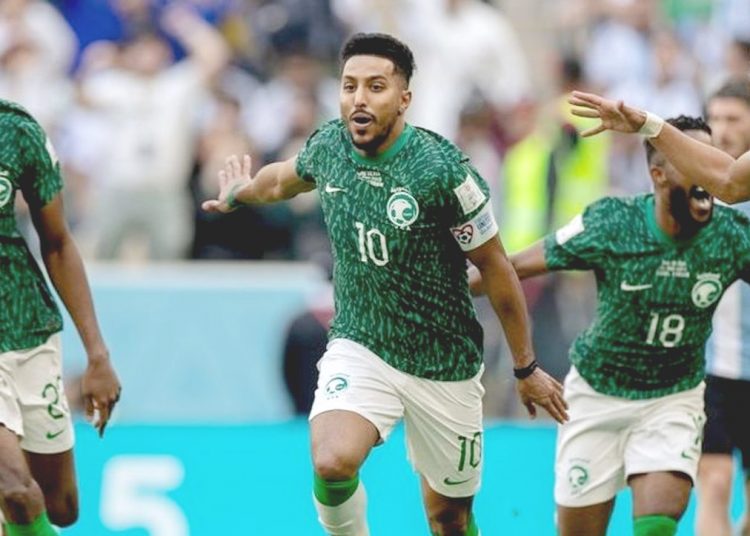 Timnas Arab Saudi dihadiahi roll royce usai sukses mengalahkan Argentin.(instagram)