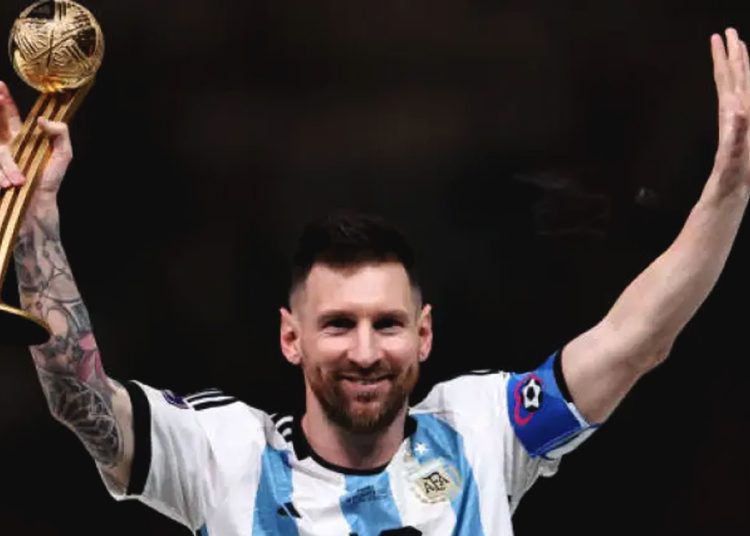 Lionel Messi raih Golden Ball di Piala Dunia 2022.(instagram)