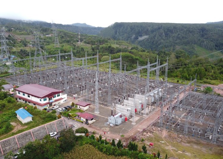 Pembangunan Gardu Induk Tegangan Ekstra Tinggi (GITET) berkapasitas 275 kiloVolt (kV) di Simangkuk, Toba, Sumatera Utara.(ist)