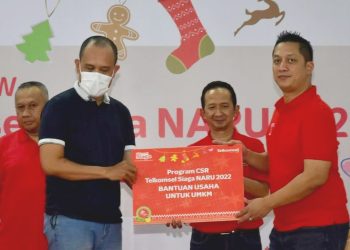 Telkomsel Siaga Berbagi Kasih di Momen Natal 2022
