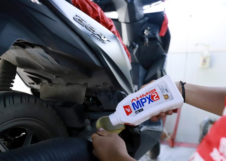 AHM OIL MPX2 dengan kemasan terbaru.(ist)