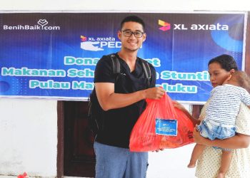 Aktif Ikut Cegah Stunting XL Axiata Bagikan Makanan Sehat