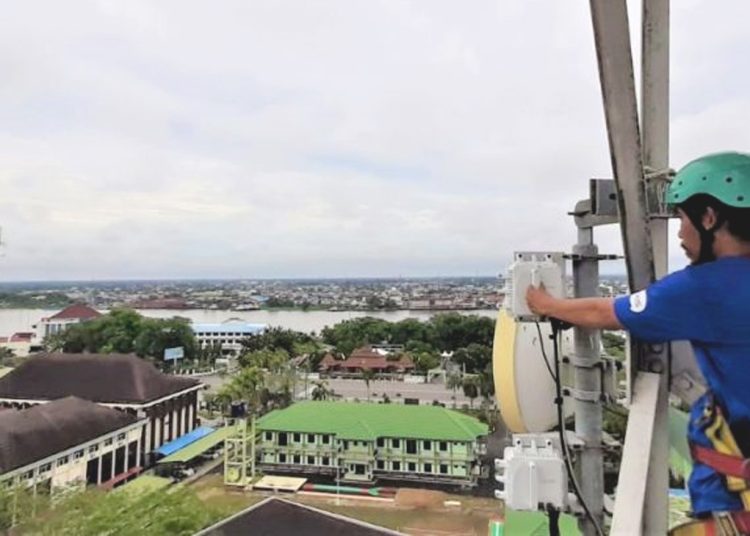 XL Axiata terus melakukan perluasan jaringan di seluruh area Kalimantan Barat.(ist)