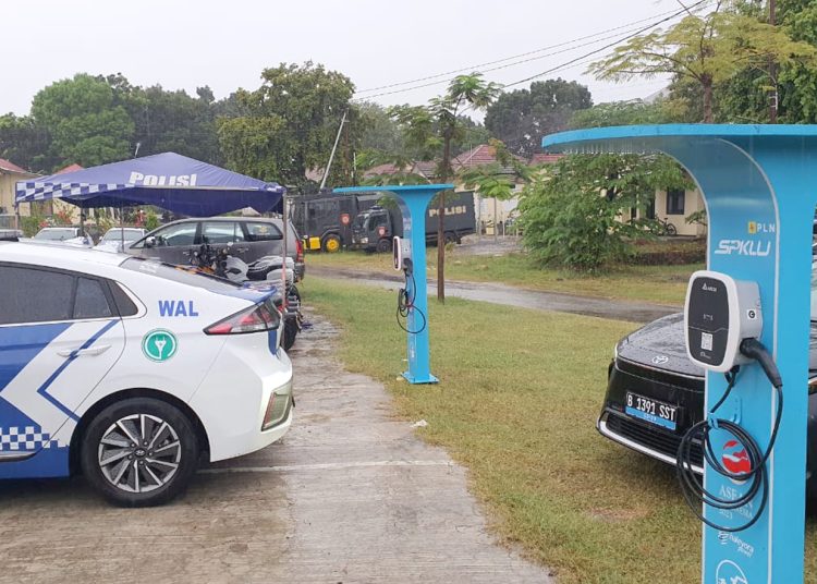 PLN siapkan 108 charging station atau Stasiun Pengisian Kendaraan Listrik Umum (SPKLU) untuk event KTT ASEAN di Labuan Bajo.(ist)