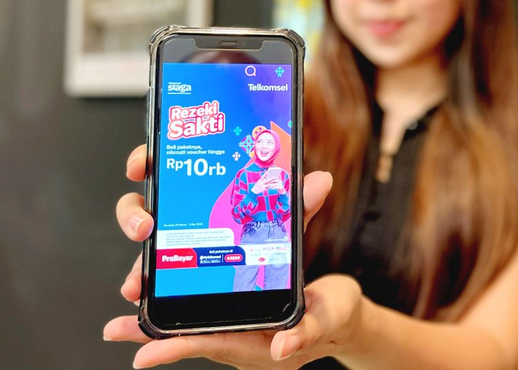 Program Rezeki Sakti Ramadan 2023 Telkomsel dengan penawaran spesial voucher belanja dari merchant e-commerce atau gim mobile pilihan.(ist)