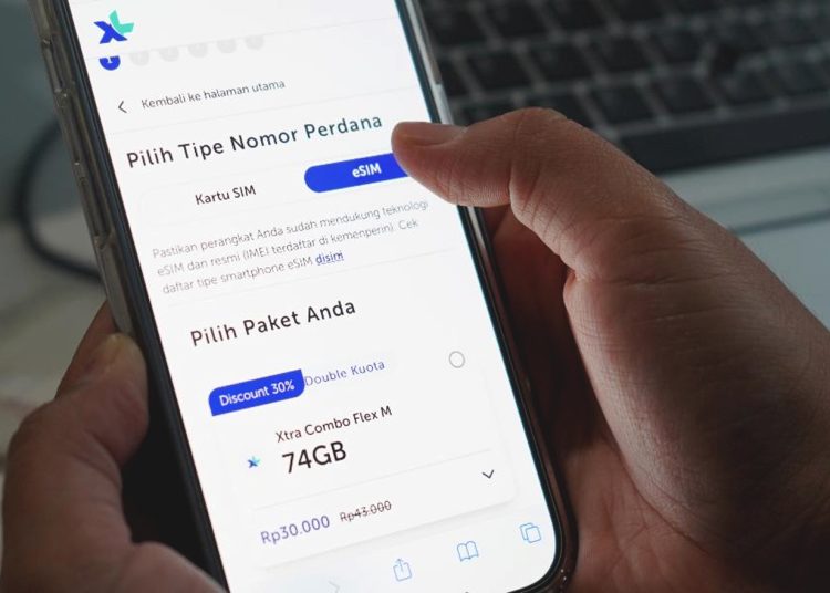 Penggunaan e-SIM lebih seamless process, karena ketika melakukan pembelian melalui store.xl.co.id, kartu perdana bisa langsung didaftarkan dan diaktifkan.(ist)