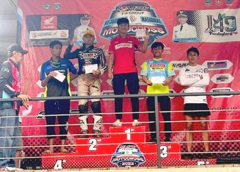 Crosser AHM Tapaki Podium Tertinggi Kejurnas Motocross 2023