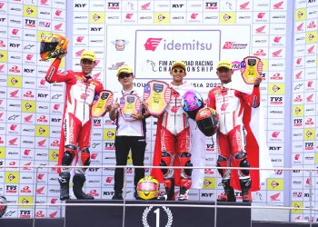 Cetak Sejarah, Tim Astra Honda Kuasai Podium ARRC Malaysia