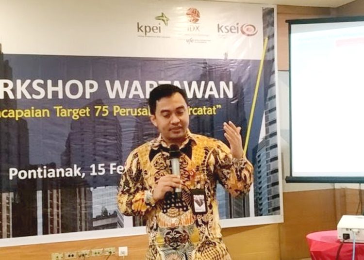 Taufan Febiola, Kepala BEI Kalbar.(dok)