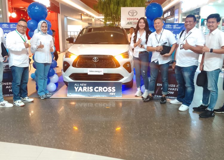 Peluncuran tunggangan baru Toyota, All New Yaris Cross di Pontianak, Jumat.(matra)