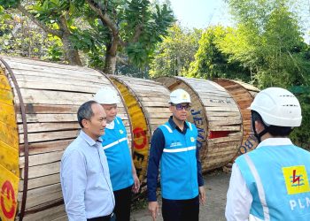 PLN Bangun Konstruksi Jaringan Kabel Bawah Tanah