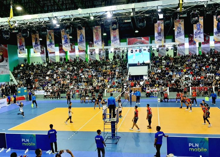 Turnamen Bola Voli Kapolda Kalbar Cup Tahun 2023 yang digelar11 - 24 Juni 2023 di Pontianak, Kalbar.(ist)