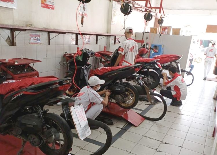 Astra Honda Authorized Service Station (AHASS) bengkel resmi sepeda motor Honda.(ist)