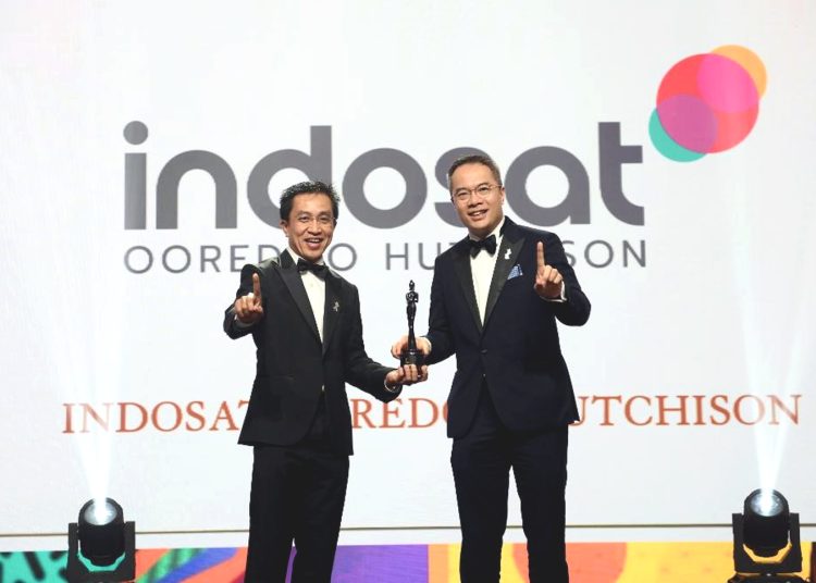Indosat Ooredoo Hutchison (Indosat) kembali meraih HR Asia Awards 2023. Memenangkan kategori Best Company to Work For untuk ke empat kalinya secara berturut-turut, dan memenangkan kategori baru di tahun ini yaitu Digital Transformation Award 2023.(ist)