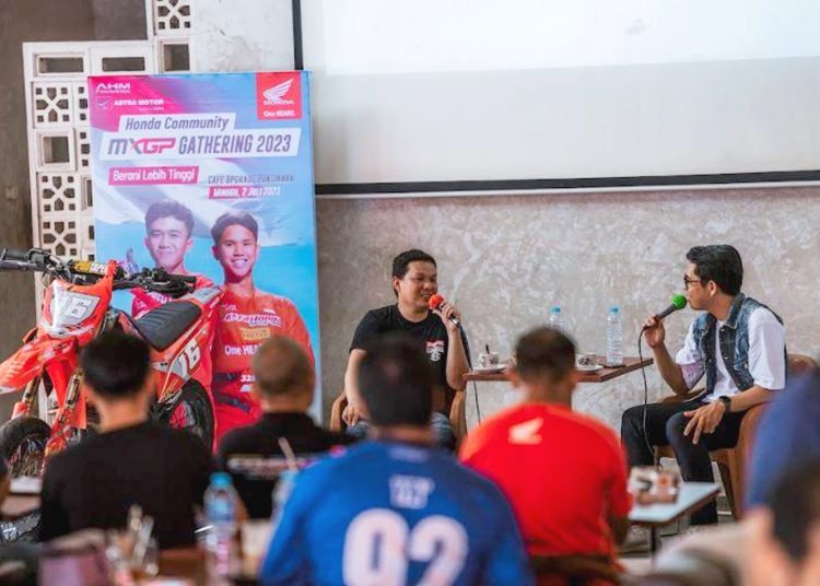 Komunitas Motor CRF untuk menikmati Nobar Offroad International MXGP 2023.(ist)