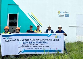 Nikmati Daya 3.465.000 VA,  BSM Jadi Pelanggan Terbesar