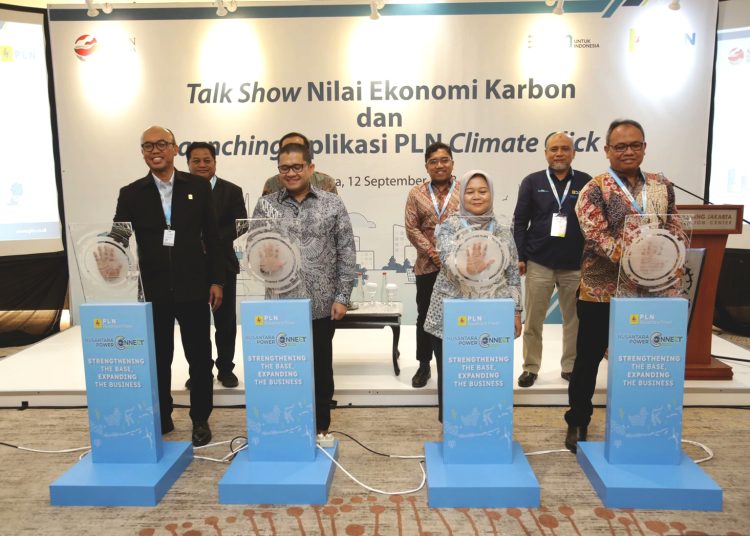 Peresmian platform PLN Climate Click yang dilakukan secara simbolis.(ist)