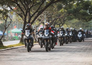 Tips Berkendara secara Rombongan dari Instruktur Safety Riding Astra Motor Kalbar